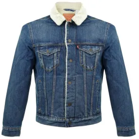 Levi's Type 3 Sherpa Trucker Johnny Denim 163650009 Jacket
