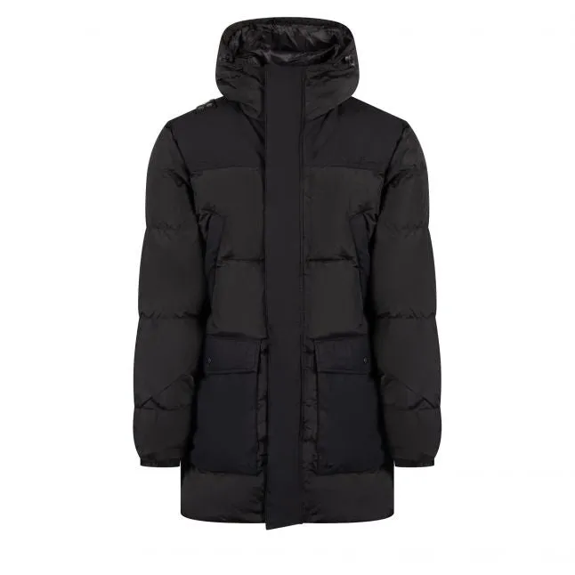 Mens MA.STRUM Black Recoil Down Coat