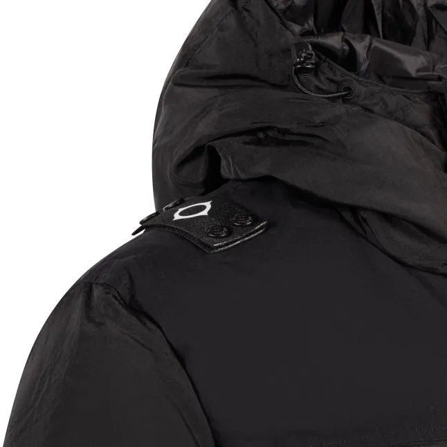 Mens MA.STRUM Black Recoil Down Coat