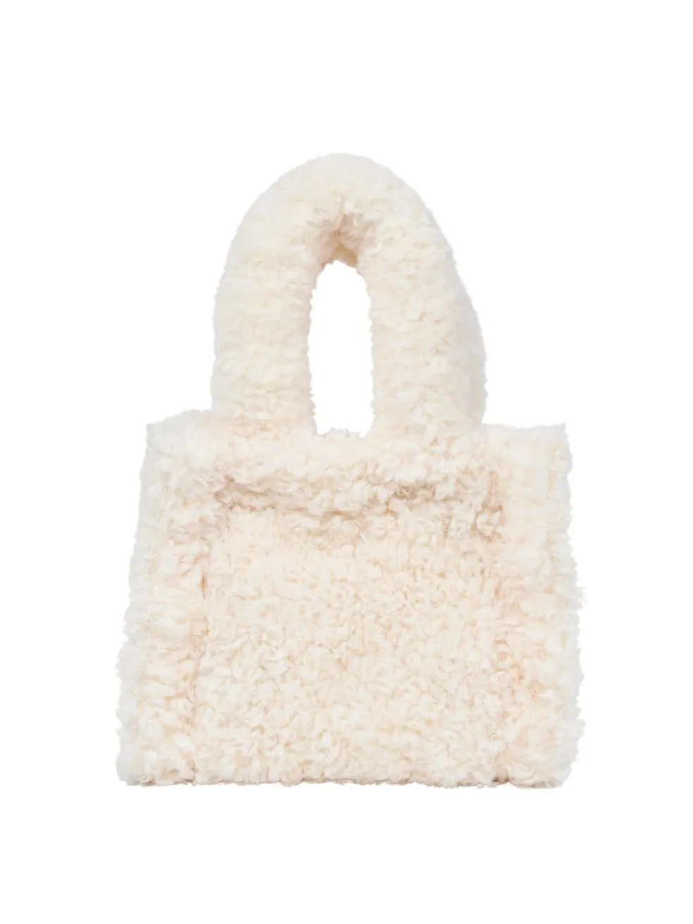 Mini Tote - Curly Cream
