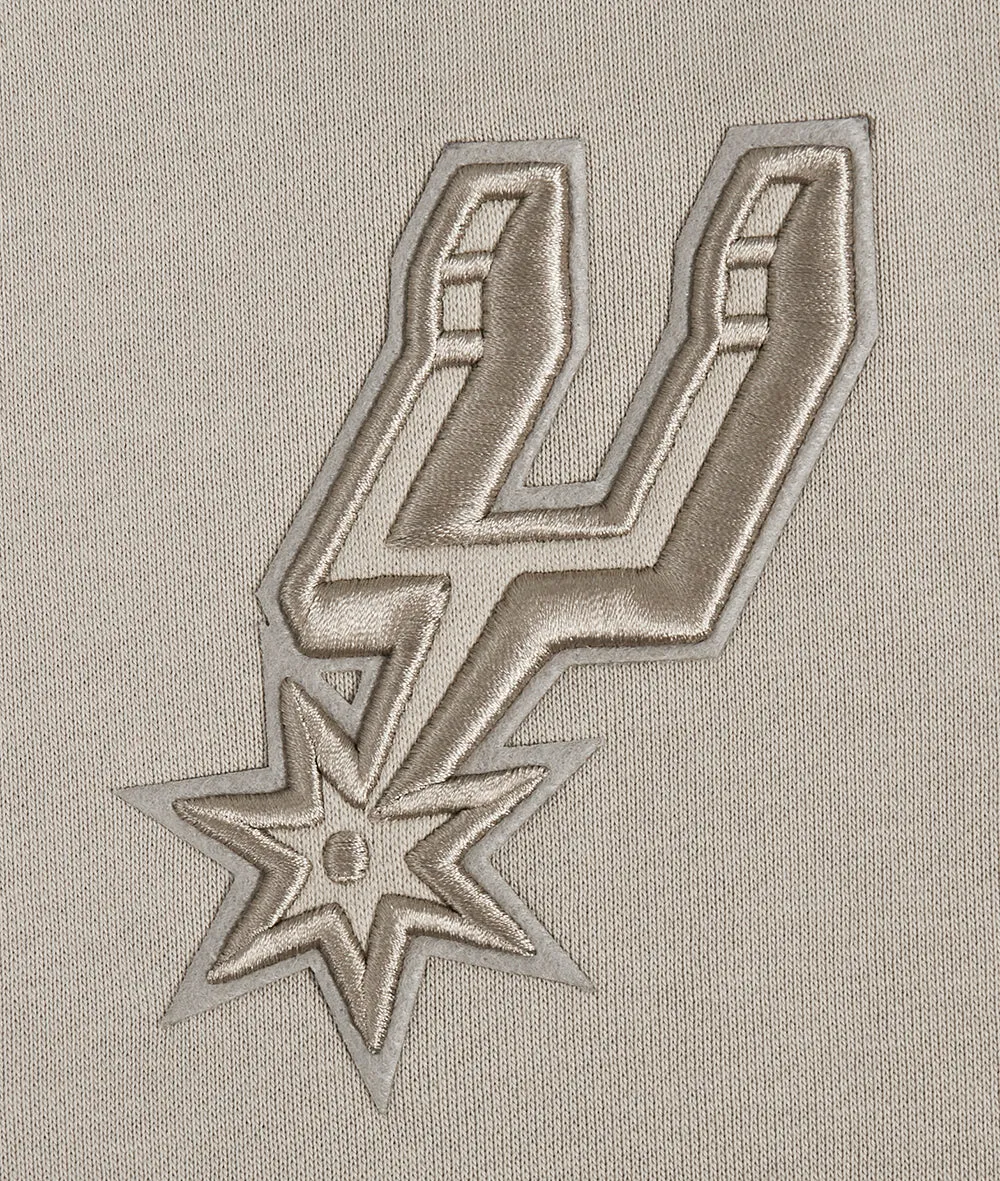 NBA SAN ANTONIO SPURS NEUTRAL WOMEN'S CREWNECK (TAUPE)