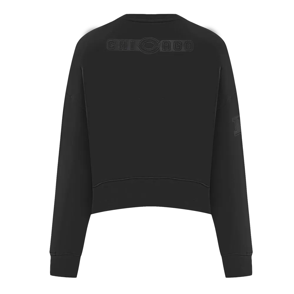 NFL CHICAGO BEARS NEUTRAL WOMEN'S CREWNECK (BLACK)