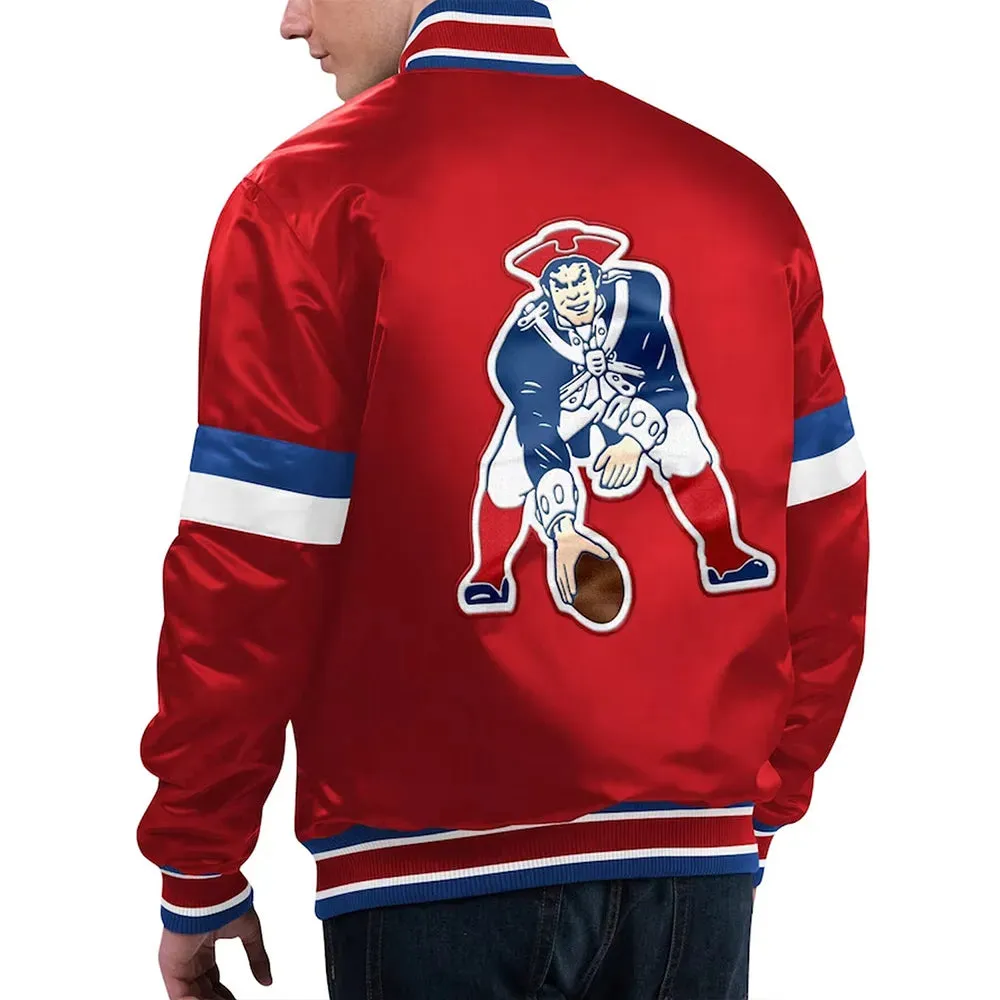 NFL New England Patriots Satin Jacket Men and Women