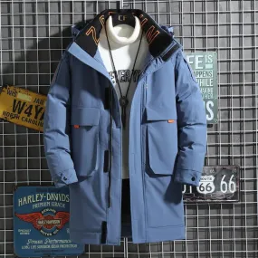 Norhehr - Parka Winterjas Heren – Lang Model met Capuchon en Meerdere Zakken