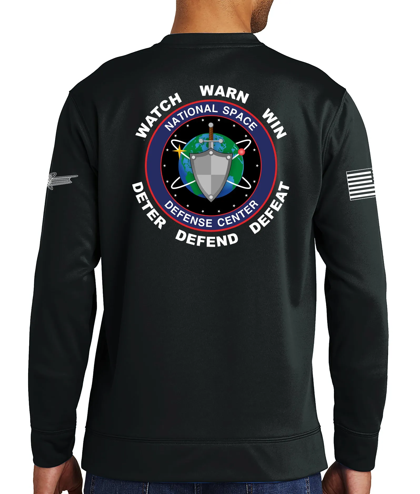 NRO Polyester Crewneck Unisex Sweatshirt. This shirt IS approved for PT.