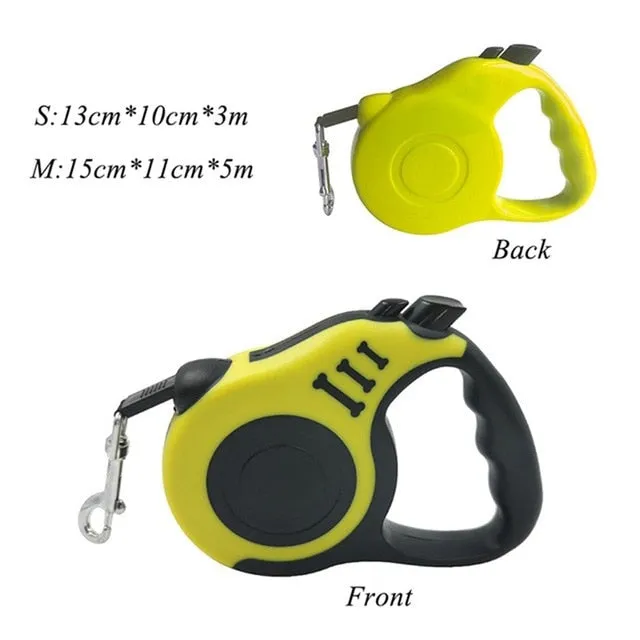 Nylon Retractable Dog Leash Rope For Small Medium Large Dog Cat Retractable