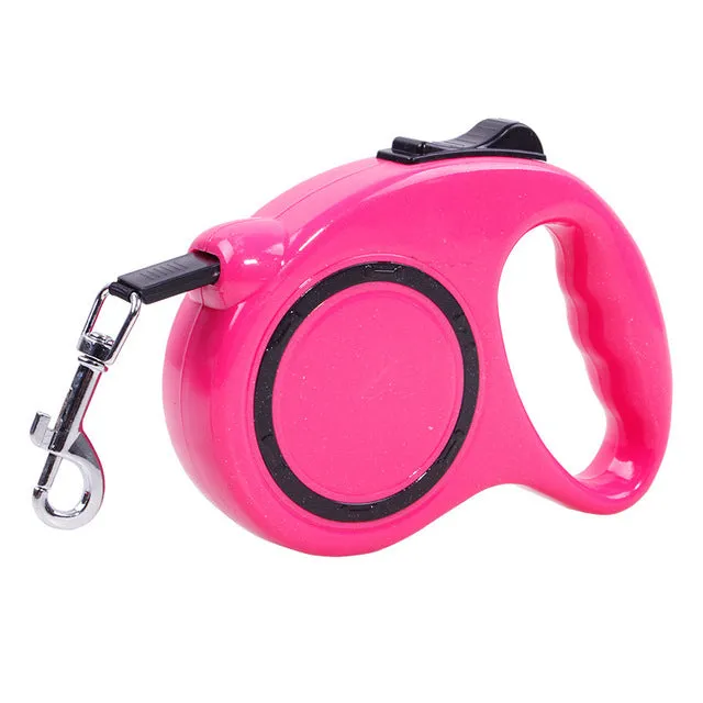 Nylon Retractable Dog Leash Rope For Small Medium Large Dog Cat Retractable