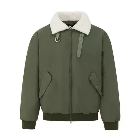OH Flap Pocket Fur Collar Jacket