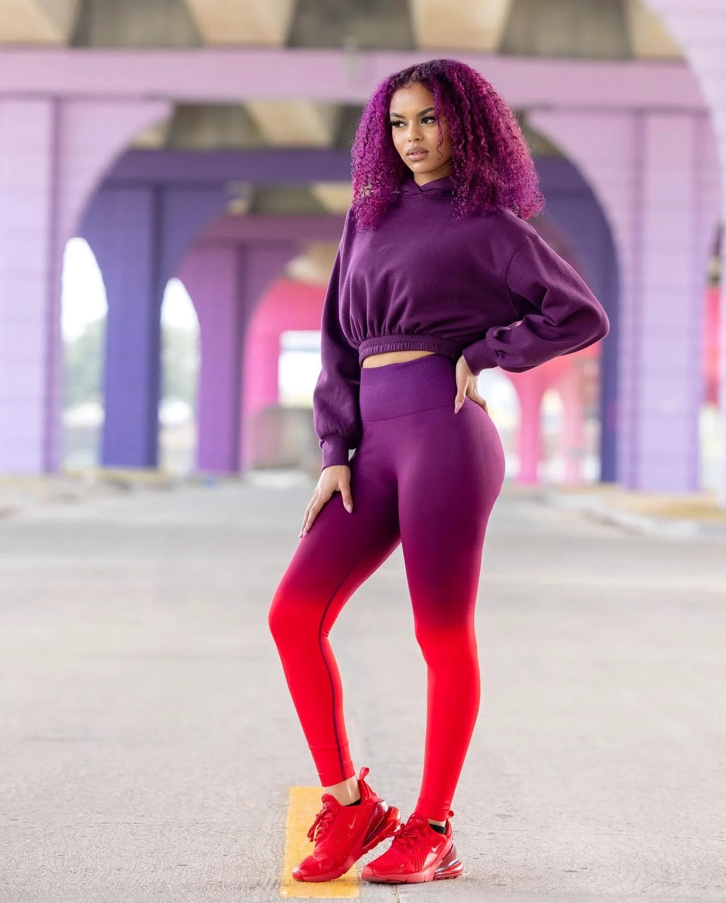 Ombre Contour Leggings