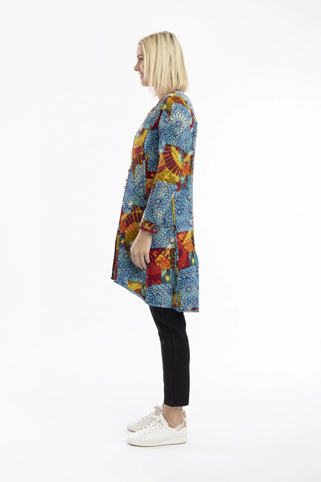 Orientique - Quilted Reversible Coat - Billie Jean