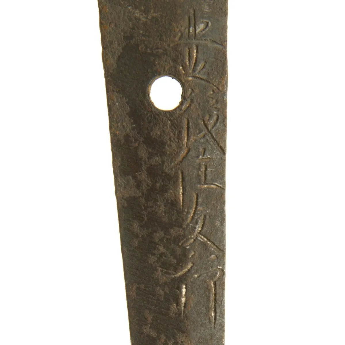 Original Japanese Ancient Wakizashi Sword by TOMOYUKI with Kogatana Knife in Lacquered Scabbard - Signed Blades