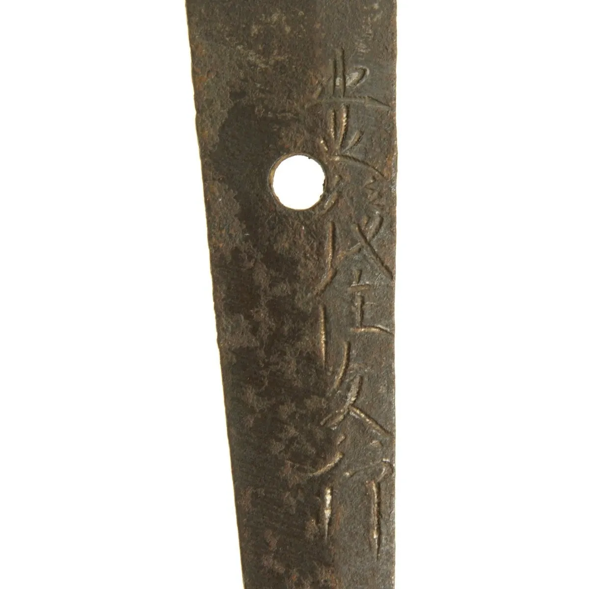 Original Japanese Ancient Wakizashi Sword by TOMOYUKI with Kogatana Knife in Lacquered Scabbard - Signed Blades