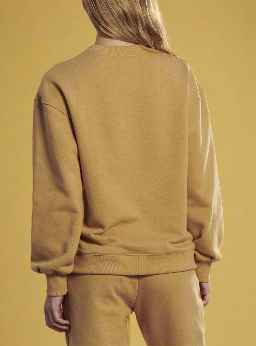 OVERSIZED FIT SWEATSHIRT WITH FRONT PRINT