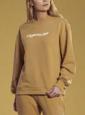 OVERSIZED FIT SWEATSHIRT WITH FRONT PRINT