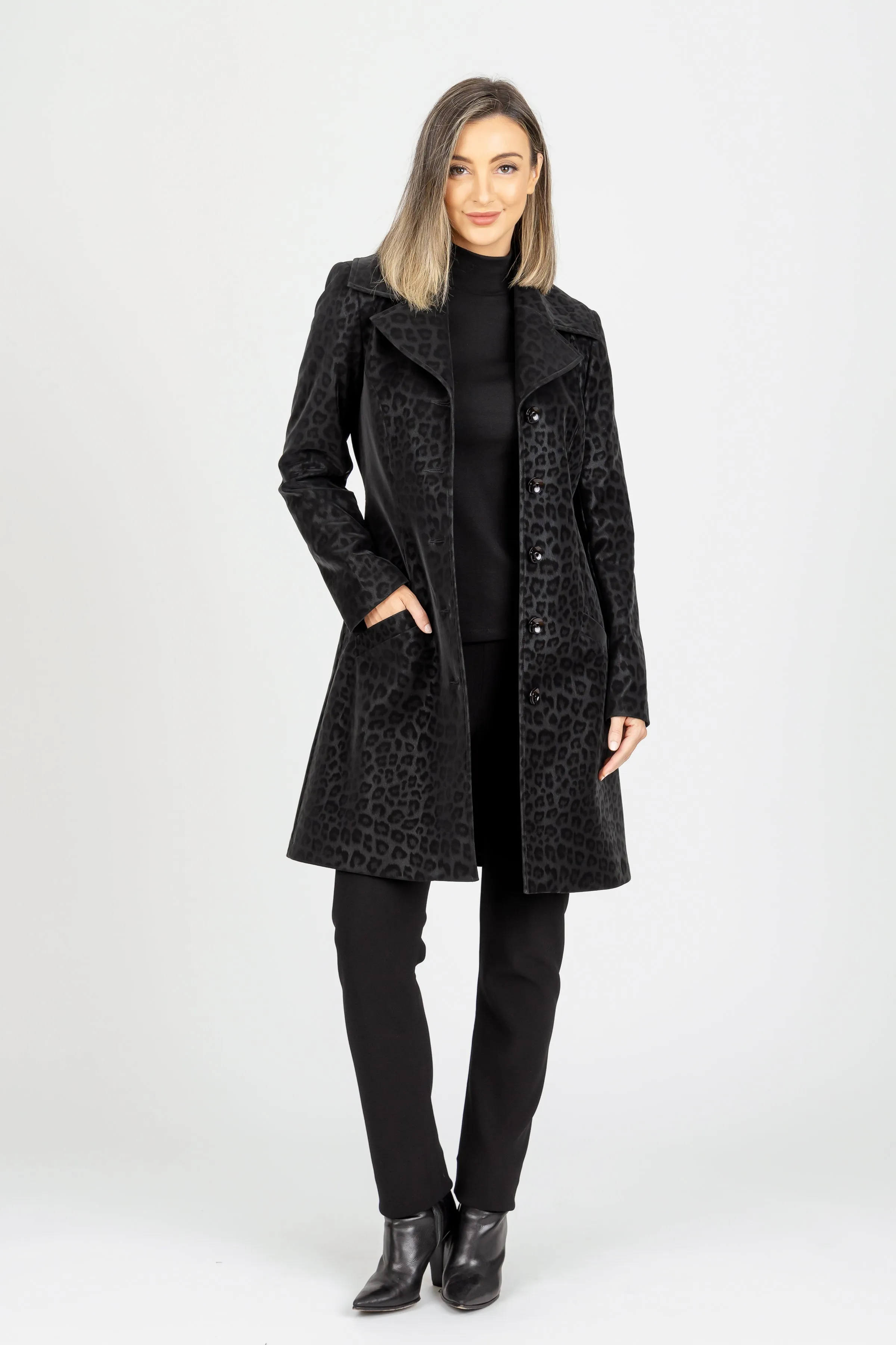 PANTHER Short Trench Coat
