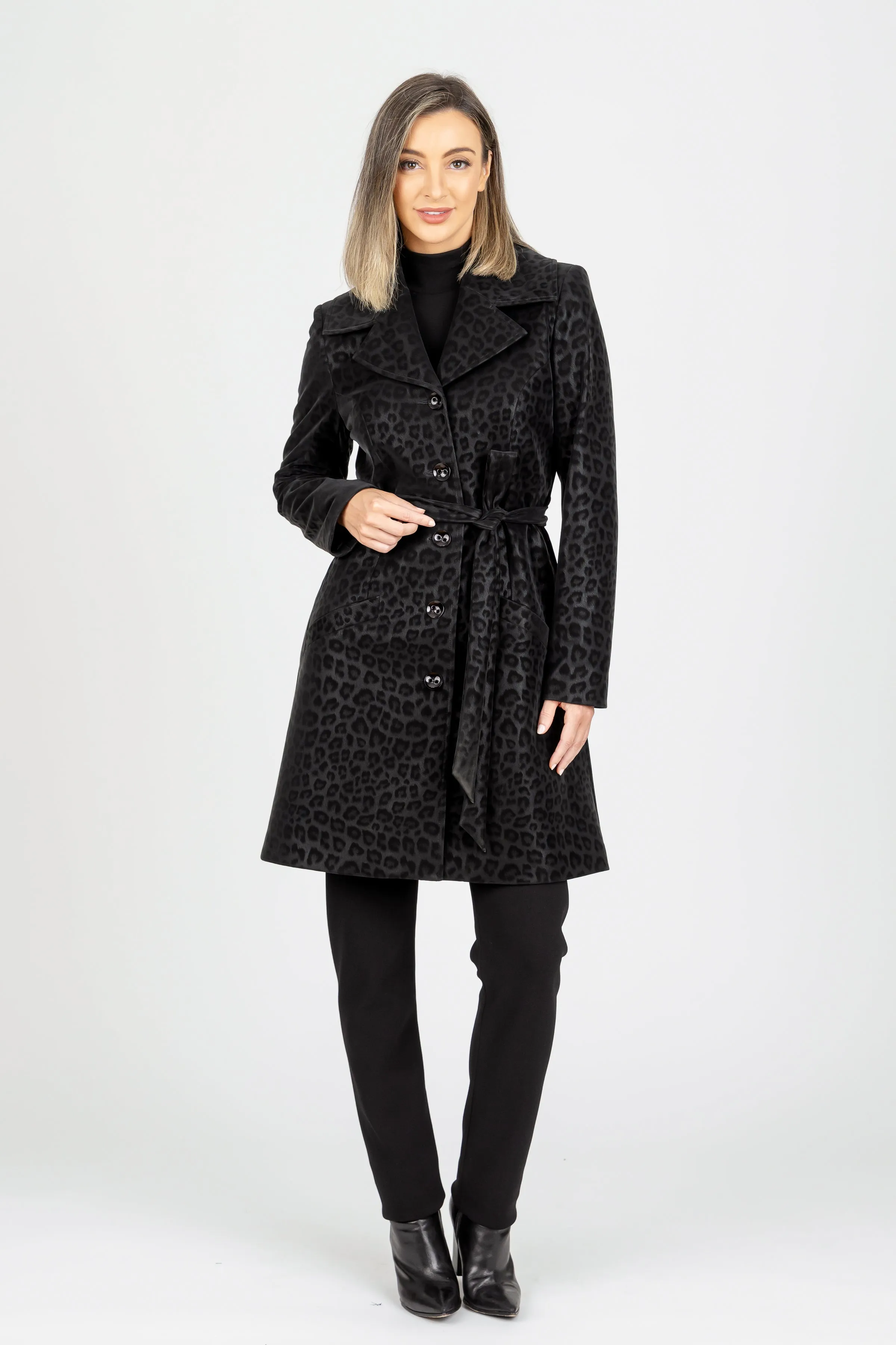 PANTHER Short Trench Coat