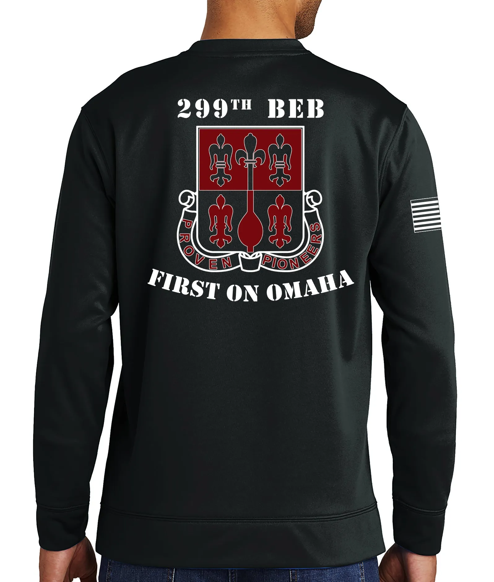 Polyester Crewneck Unisex Sweatshirt (Color Design). This shirt IS Approved for PT.