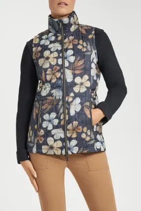 Printed Montreal High Collar Vest