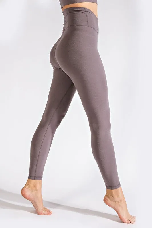 Rae Mode Butter Soft Plus Size V Waist Full Length Leggings