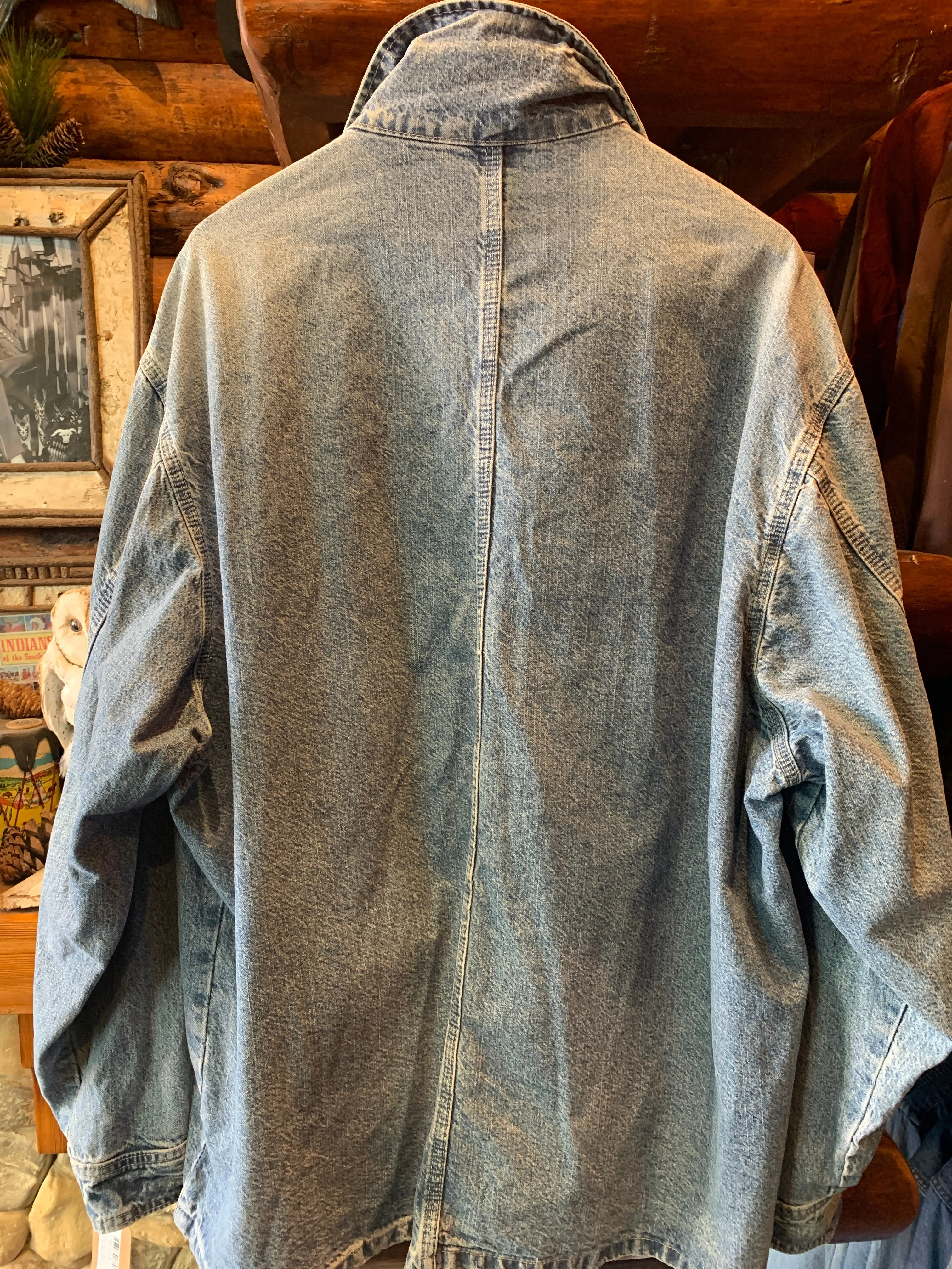 Rare Vintage Lee Dungarees Chore Jacket W 1940s Style Donut Buttons, XXL