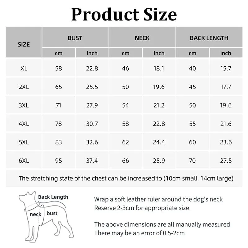 Reflective Dogs Winter Warm Thickening Jacket Windproof Dog Clothes with Harness