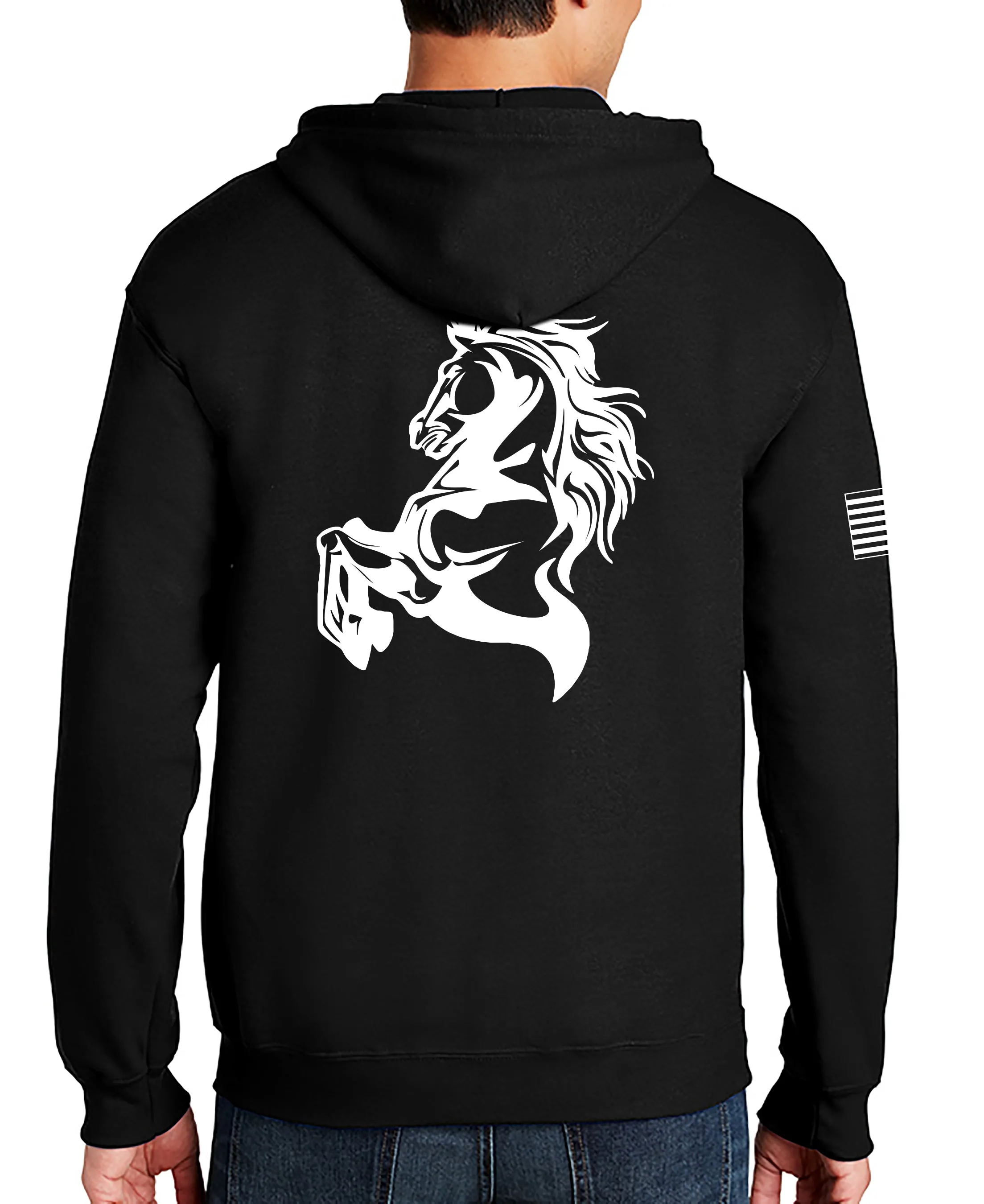 ROTC Full Zipper Hoodie Sweatshirt. This sweatshirt is NOT approved for PT.