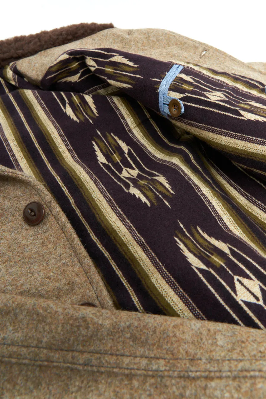 Scarti Lab Cossack Jacket 707F-SE430 Melton Wool Sand