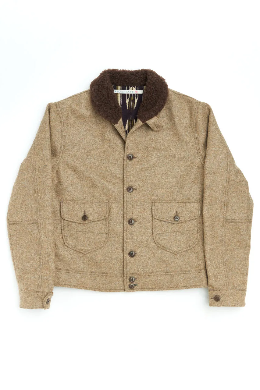 Scarti Lab Cossack Jacket 707F-SE430 Melton Wool Sand