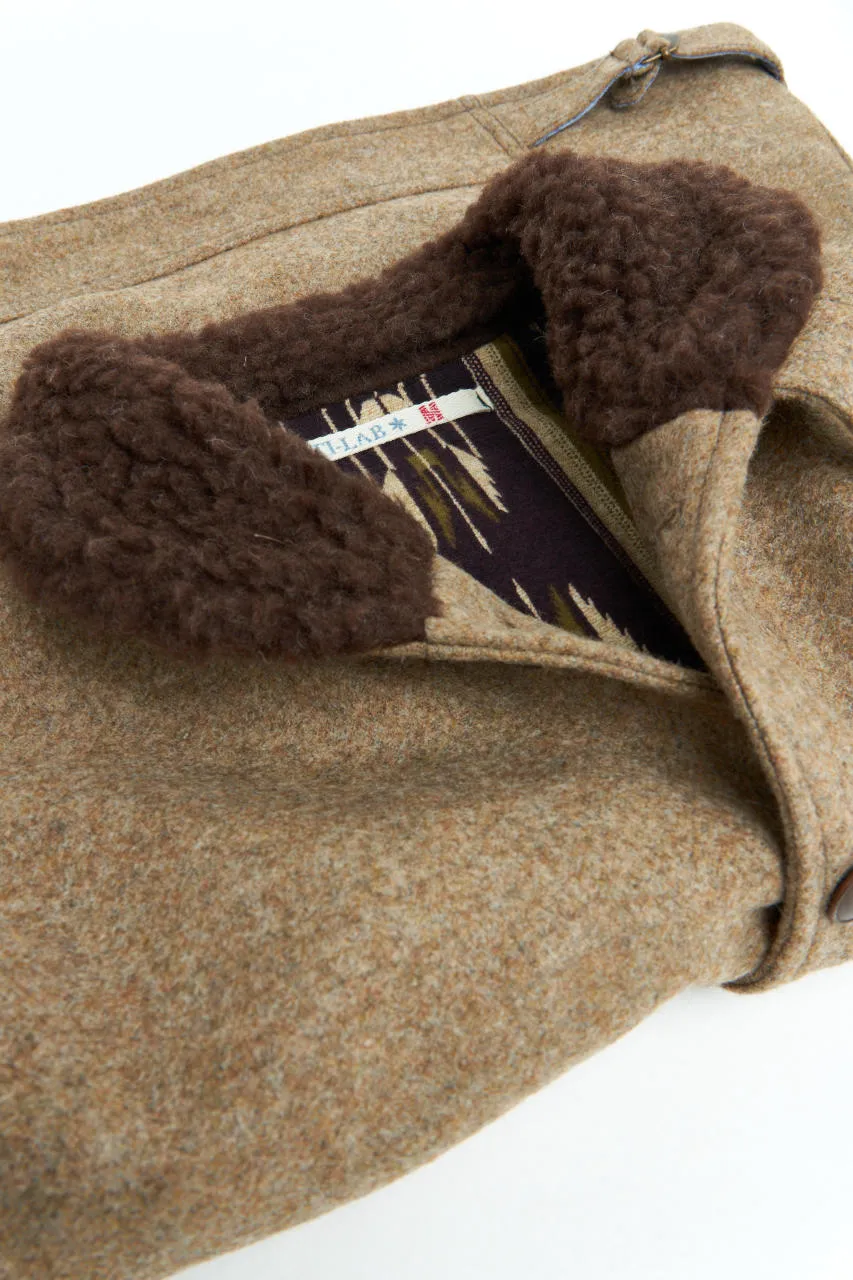 Scarti Lab Cossack Jacket 707F-SE430 Melton Wool Sand