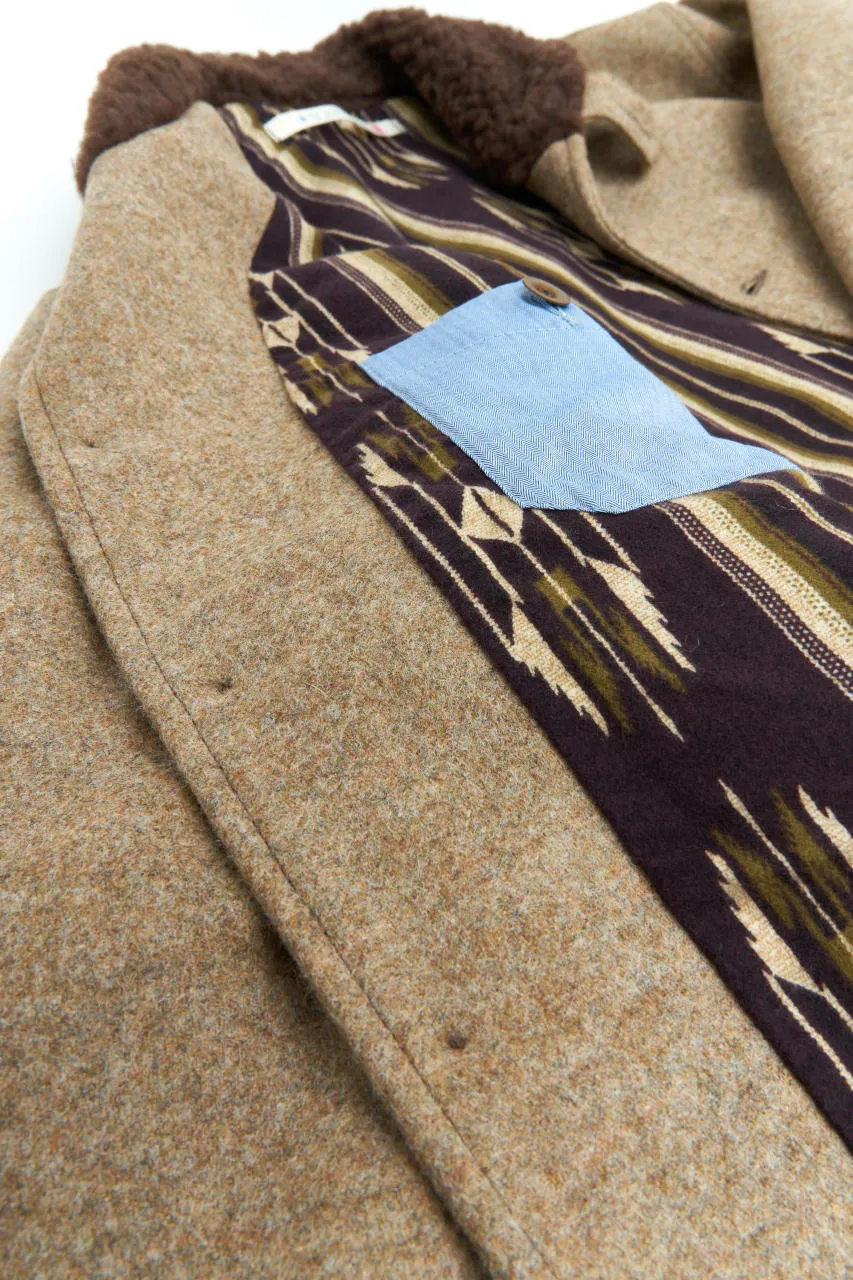 Scarti Lab Cossack Jacket 707F-SE430 Melton Wool Sand