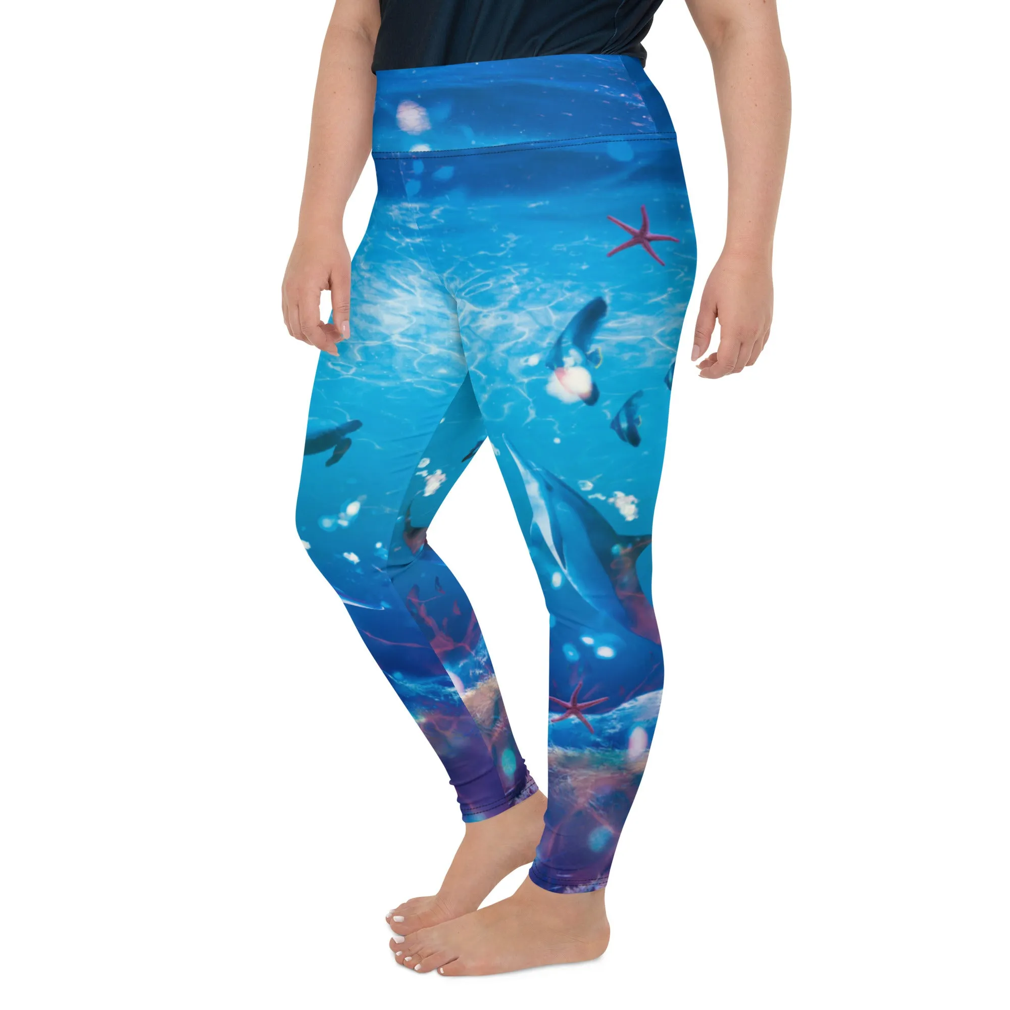 Sea World Plus Size Leggings