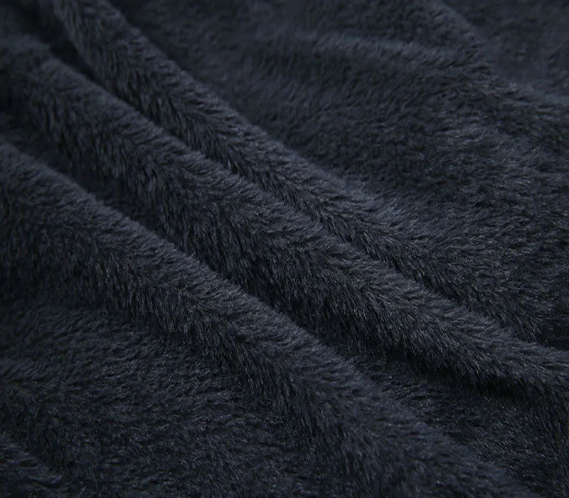 Thick Padded Jacket with Faux Fur Hood