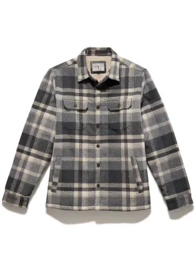 Vanceburg Sherpa Lined Shirt Jacket - Charcoal