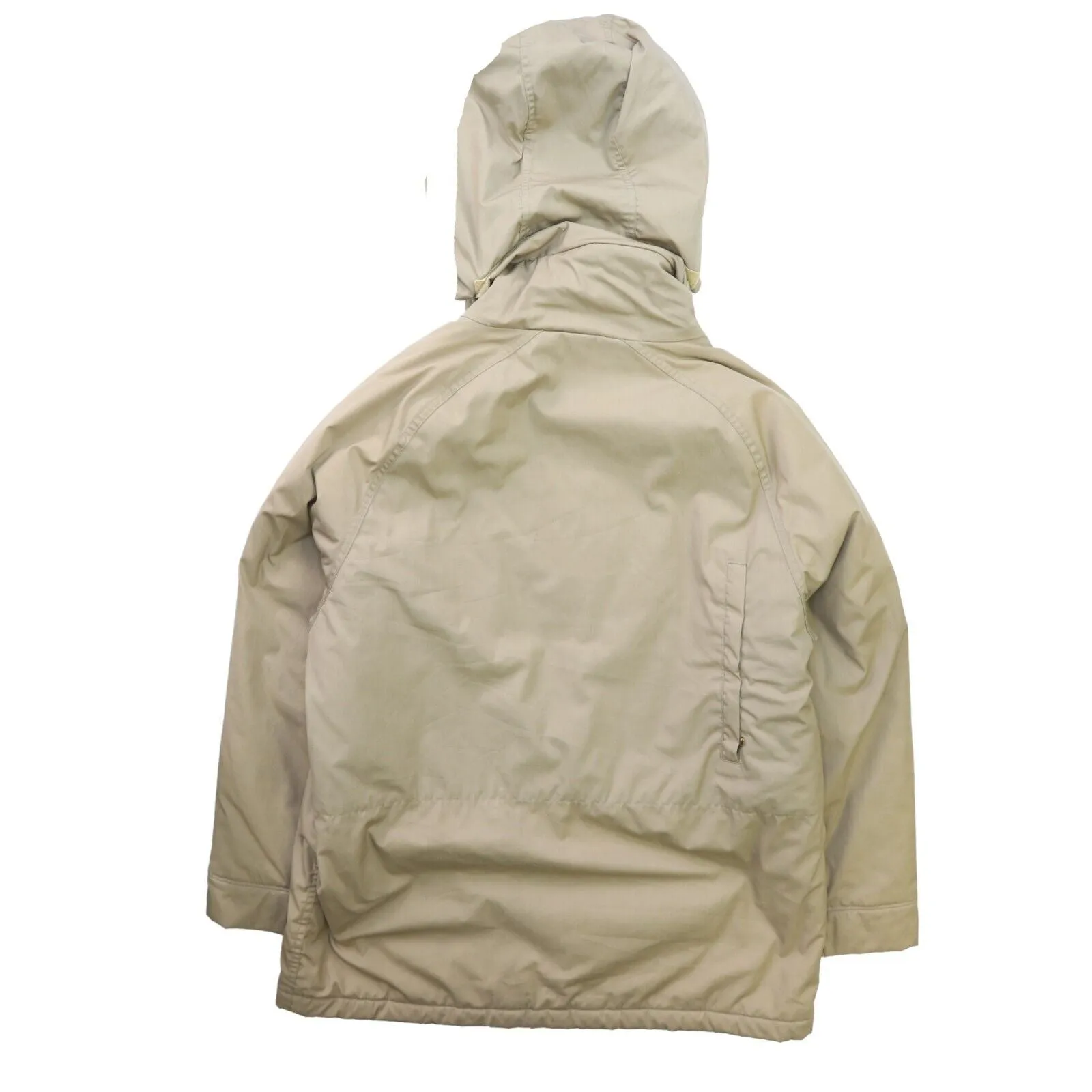 Vintage Woolrich Parka Coat Jacket Size XL Beige Insulated
