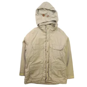 Vintage Woolrich Parka Coat Jacket Size XL Beige Insulated