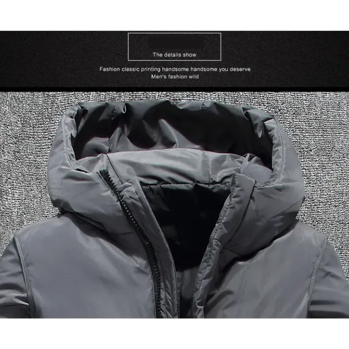 Warmkla - Parka Winterjas Heren – Lang Model met Capuchon en Waterafstotende Stof