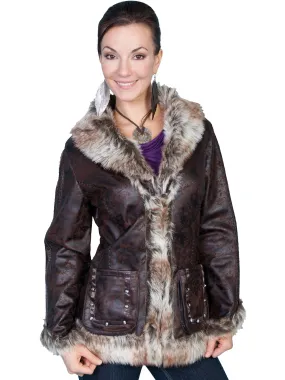 Women's Honey Creek Outerwear Collection: Faux Fur Jacket Shearling