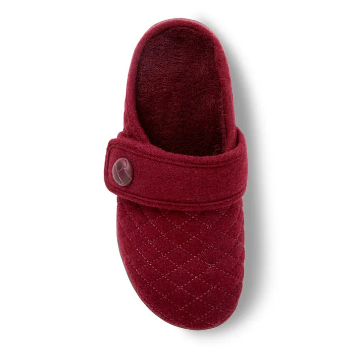 Womens Vionic Carlin Mule Slipper Wine