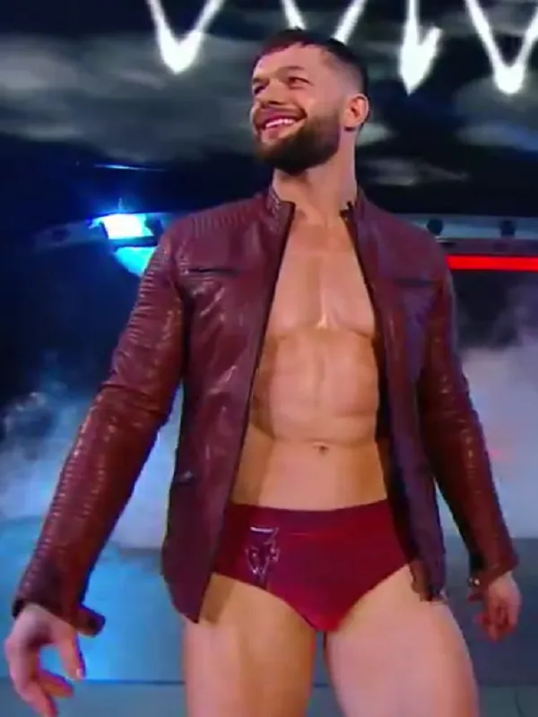 WWE Wrestler Leather Jacket Worn By Finn Balor | Finn Balor WWE Wrestler Leather Jacket